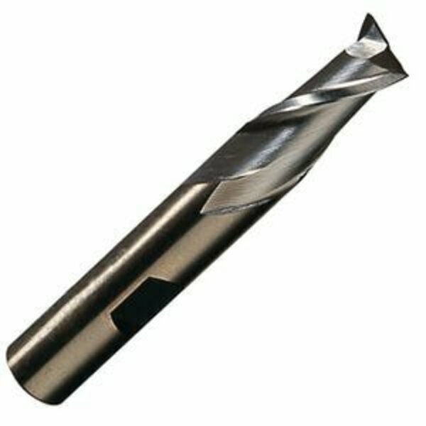 Champion Cutting Tool 13/16in x 5/8in - 600 High Speed End Mill - Single End, Center Cutting, 2 Flute, RH Helix, HSS CHA 600-13/16X5/8